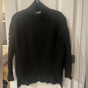 Tuckernuck Black Alice Popcorn Turtleneck Sweater